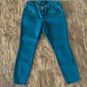Teal Blue/Green Torrid Denim Jeans 16R